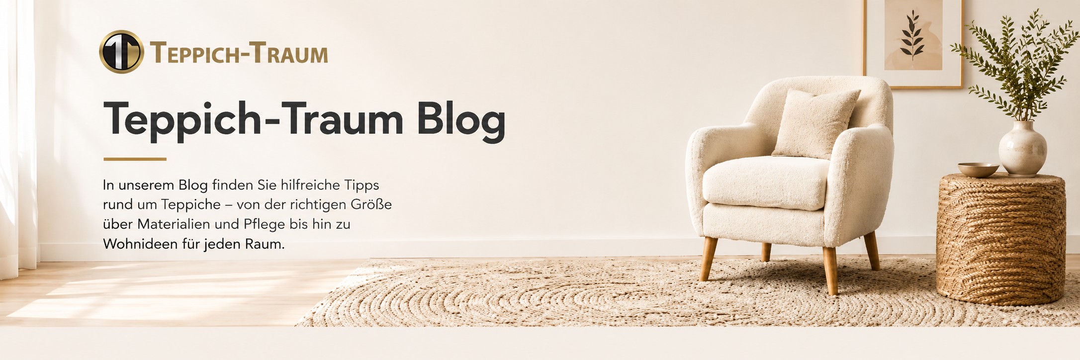 Teppich-Traum Blog mit Tipps zu Teppichgrößen Materialien Pflege und Wohnideen