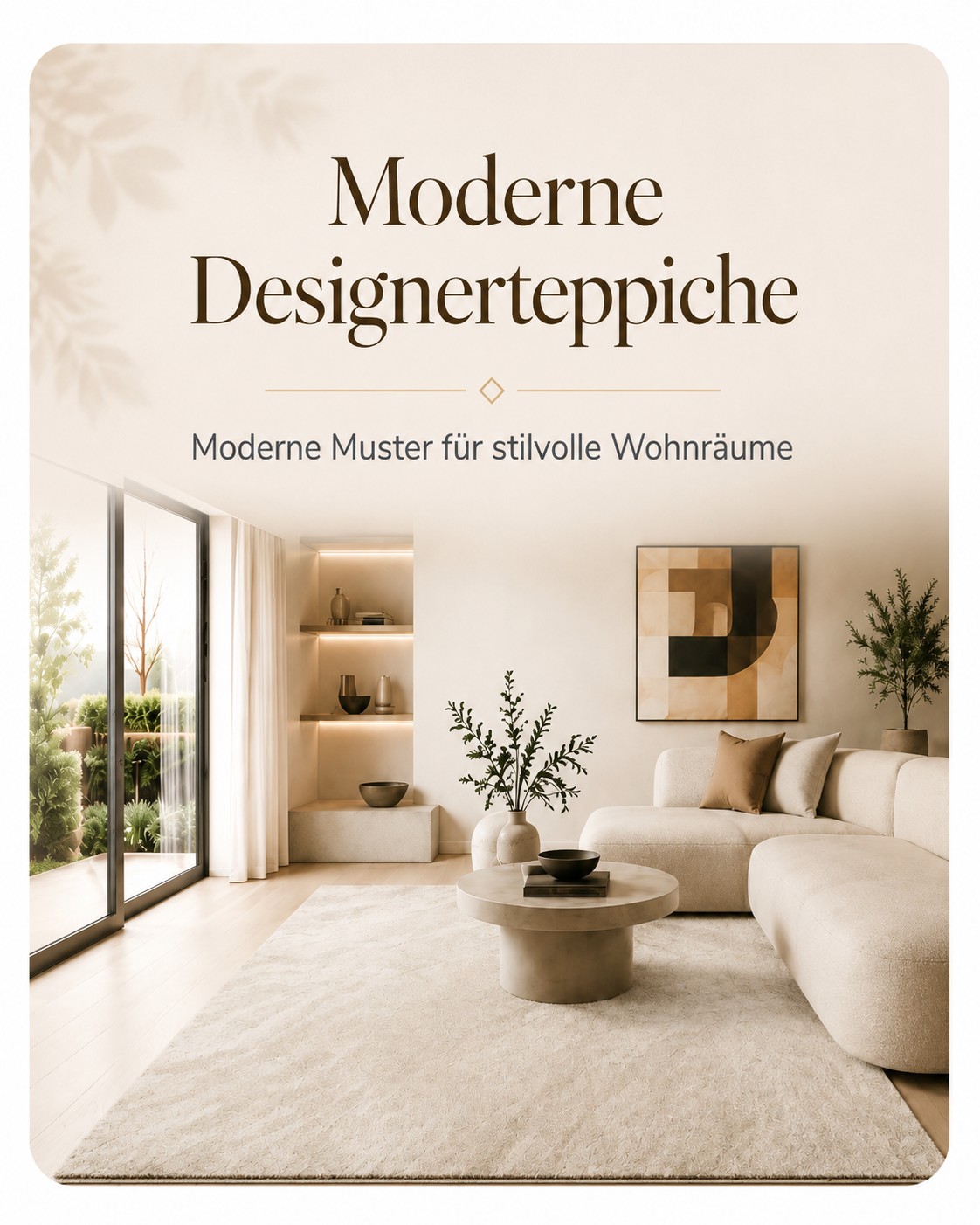 Moderne Designerteppiche für stilvolle Wohnräume