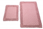 Mobile Preview: Badezimmerteppich Set 2 teilig • waschbar • in rosa