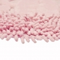 Preview: Badezimmerteppich Set 2 teilig • waschbar • Blätterdesign in pink