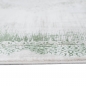 Preview: Orientalischer Wollteppich abstrakt grün