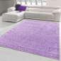 Preview: Hochflor-Teppich in Flieder – Perfekt für Fußbodenheizung