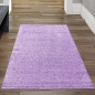 Preview: Hochflor-Teppich in Flieder – Perfekt für Fußbodenheizung