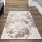 Preview: Vintage Wohnzimmerteppich abstraktes Muster im Used-Look in beige