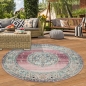 Preview: Teppich Orient Teppich Outdoor Wohnzimmerteppich Vintage in rosa