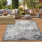 Preview: Teppich Orient Teppich Outdoor Wohnzimmerteppich Ornamente in grau