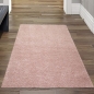 Preview: Flauschiger Shaggy Teppich in rosa