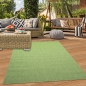 Preview: In- & Outdoor Teppich Sisal Terrasse Küche Unidesign in grün