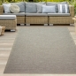 Preview: In- & Outdoor Teppich Sisal Optik Küche Wohnzimmer Terrasse Balkon – beige grau