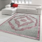 Preview: Magischer Orientteppich mit Verzierungen in glänzend rosa