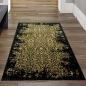 Preview: Teppich modern Designerteppich Ornamente in schwarz gold