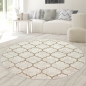 Preview: Schlafzimmerteppich mit marokkanischem Muster in beige