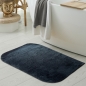 Preview: Designer Badezimmer WC-Teppich – schön weich – in schwarz