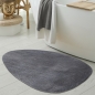 Preview: Waschbare Badezimmer WC-Teppiche – schön weich – in anthrazit