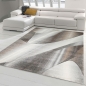 Preview: Moderner Dielen Teppich mit abstraktem Muster in grau-silber