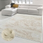 Preview: Weicher Teppich Schlafzimmer – flauschig – beigefarben