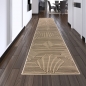 Preview: Moderner Wohnzimmerteppich pflegeleicht geometrisches Muster in Beige