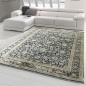 Preview: Orientalischer Blumendesign Teppich in Beige