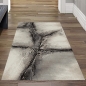 Preview: Designer Teppich moderner WOHNZIMMERTEPPICH ABSTRAKT in braun beige creme grau