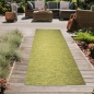 Preview: Teppich Modern Flachgewebe Küchenteppich Indoor Teppich Outdoor Teppich beidseitig nutzbar Farbe Grün