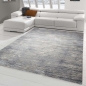 Preview: Designer Teppich Moderner Teppich Wohnzimmer Teppich Meliert in Grau Beige