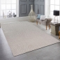 Preview: Wohnzimmerteppich kurzflor im speziellen modernen Design in beige