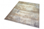 Preview: Wollteppich Designerteppich Teppich abstrakt aus Naturfasern in beige grau creme