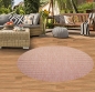 Mobile Preview: In- & Outdoor Teppich Sisal Optik Terrasse Küche Wohnzimmer Balkon Unidesign rosa
