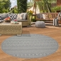 Preview: In- & Outdoor Teppich Sisal grau