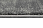 Preview: Teppich modern Kurzflor Teppich Designerteppich uni anthrazit