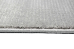 Preview: Teppich modern Kurzflor Teppich Designerteppich uni grau