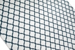 Preview: Teppich Retro Designteppich Wohnzimmerteppich modern waschbar in Creme Schwarz
