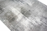 Preview: Wollteppich Teppich modern Wohnzimmerteppich Wolle abstrakt in grau