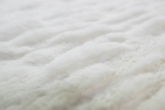 Preview: Teppich Kunstfellteppich Hochflor Faux Fur Hasenfell uni Farbe weiss