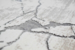 Preview: Moderner Marmorteppich mit abstraktem Muster in creme braun