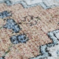 Preview: Orientalischer Teppich mit Blumen Verzierungen mehrfarbig