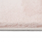 Preview: Shaggy Teppich Wohnzimmer weicher Hoch- & Langflor Flokati Badezimmer waschbar in rosa