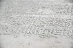 Preview: Hochwertiger Design Teppich Abstrakt aus Naturfasern in Grau