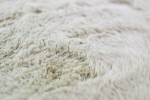 Preview: Teppich Kunstfellteppich Hochflor Faux Fur Hasenfell uni beige