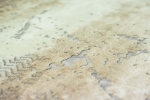 Preview: Wollteppich Designerteppich Teppich abstrakt aus Naturfasern in beige grau creme