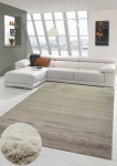 Preview: Teppich Kunstfellteppich Hochflor Faux Fur Hasenfell uni beige