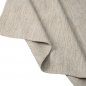 Preview: Luxuriöser handgewebter Wollteppich Uni Design in creme-beige