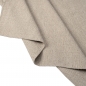 Preview: Luxuriöser handgewebter Wollteppich Uni Design in beige