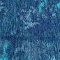 Preview: Wohnzimmer Teppich abstraktes Muster in blau weiß grau