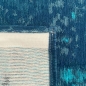 Preview: Wohnzimmer Teppich abstraktes Muster in blau weiß grau