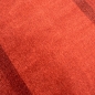 Preview: Designer Teppich Moderner Teppich Wohnzimmer Teppich Velours Kurzflor Teppich mit Winchester Bordüre in Rot