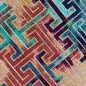 Preview: Wohnzimmer Teppich abstraktes Muster in bunt