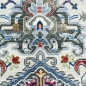 Preview: Modern klassischer Teppich mit orientalischen Verzierungen & Ornamenten in creme rot orange