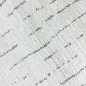 Preview: Wohnzimmerteppich Schlafzimmer Teppich Strich Muster weich creme mit grauen Streifen
