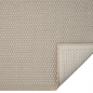 Preview: Robuster In- und Outdoorteppich 3d-Effekt schlichtes Muster einfarbig beige